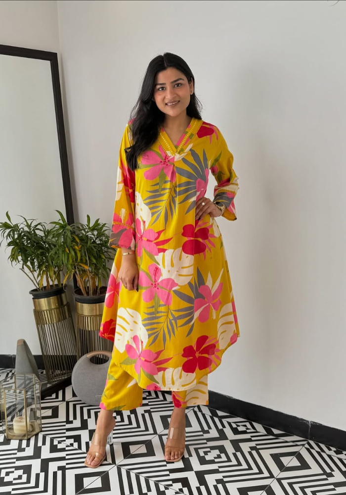 Tropical Bloom Co-ord Set