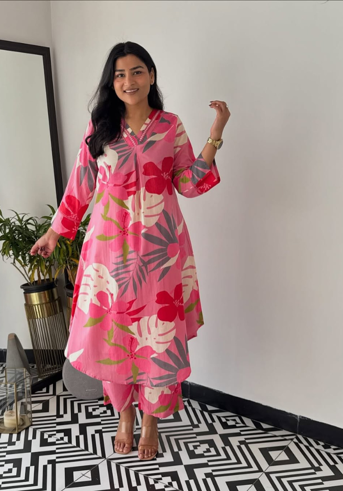 Tropical Bloom Co-ord Set