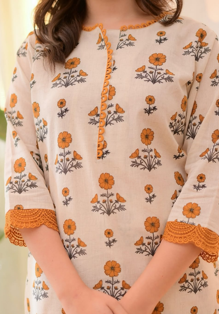 Blossom Breeze Prosin Print Magic Cotton Co-Ord Set
