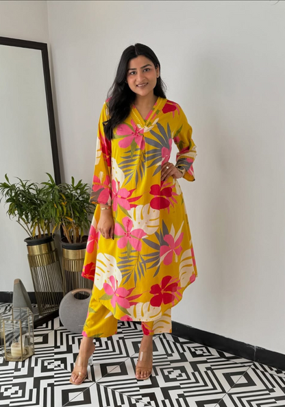 Tropical Bloom Co-ord Set